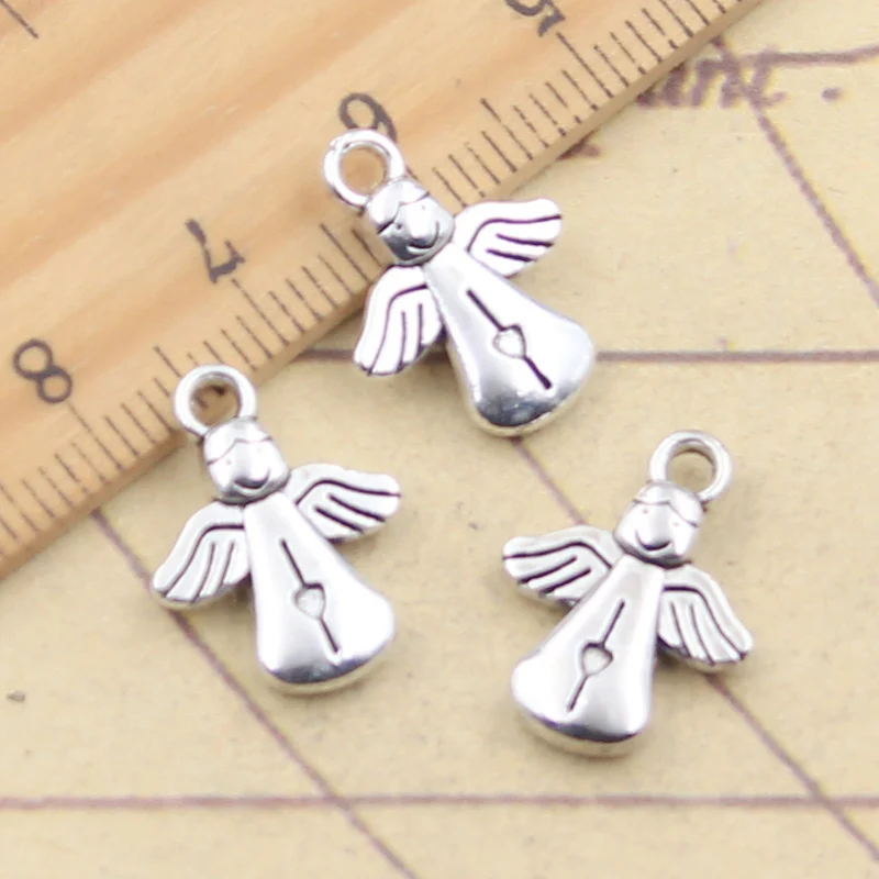

20pcs Charms Angel 17x13mm Tibetan Silver Color Pendants Antique Jewelry Making DIY Handmade Craft