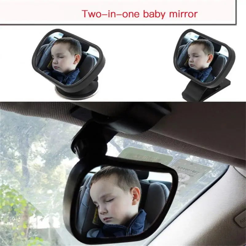 Safety Back Seat Baby View Mirror Infant 2 In 1 Safety Car Back Seat