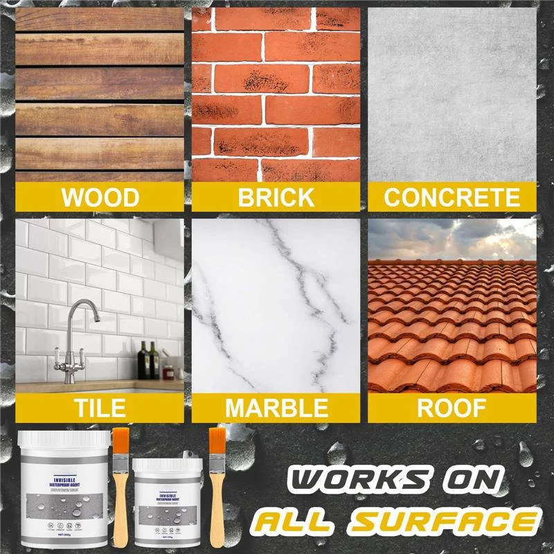 30-900g Waterproofing Adhesive Sealant Bathroom Kitchen Wall Anti-Leakage Glue Tiles Pipes Sealing Coating