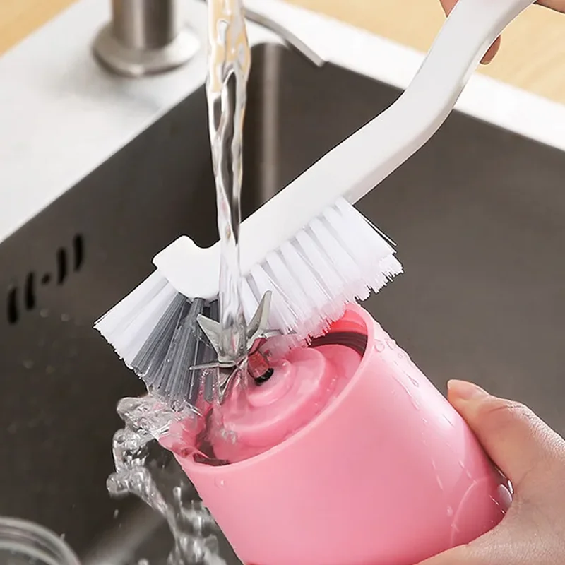 

Multifunctional Clean Brush Plastic Long Handle Cup Brush Milk Bottle Shoes Toilet Corner Cleaning Brush Kitchen Bathroom Tools