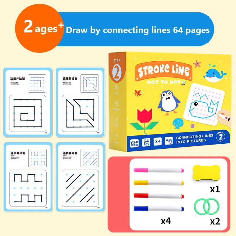 Grooved Writing Books For Kids 3-5 Tracetrek Workbook, Reusable Magic Grooved Writing Practice Tiny Thinkers