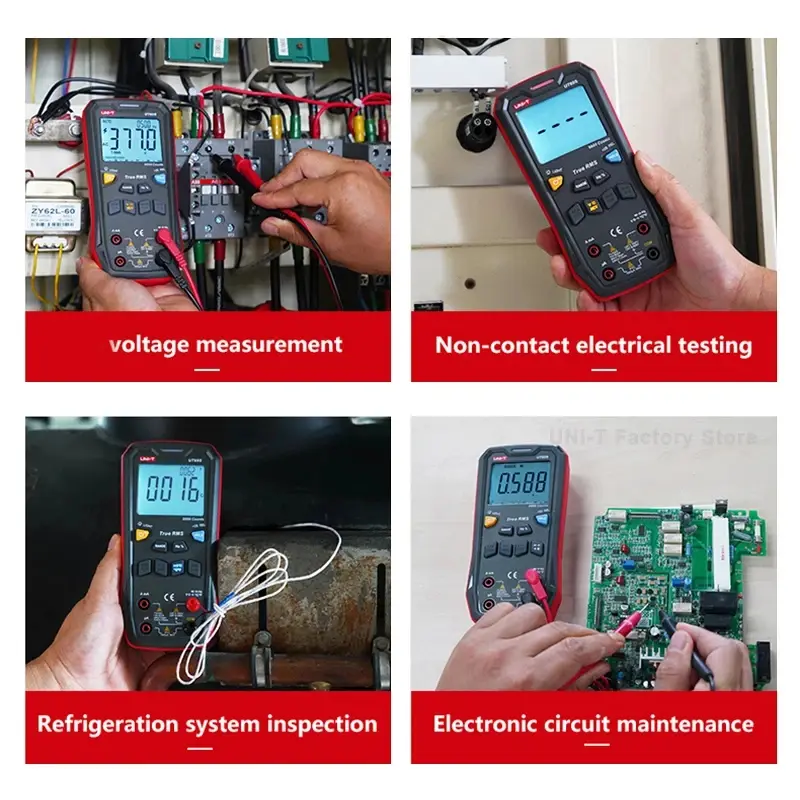 UNI-T Multimeter Digital Professional UT890C UT890D+ UT89X UT89XD UT60S UT60BT UT61B+ UT61D+ UT61E PLUS Electric Tester Meter image 4