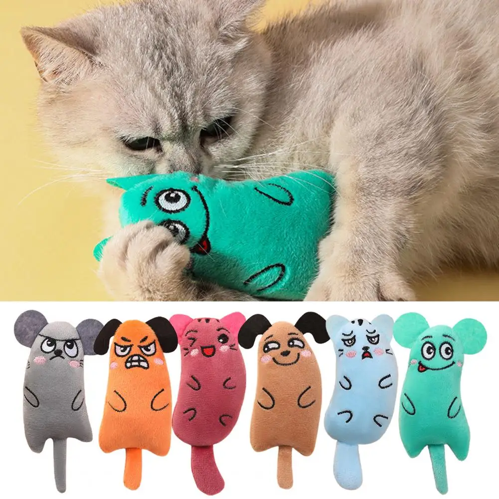 Cute Cat Teaser Toy Reusable Pet Toy Scratch resistant Emotional Comfort Party Gifts Dog Squeaky