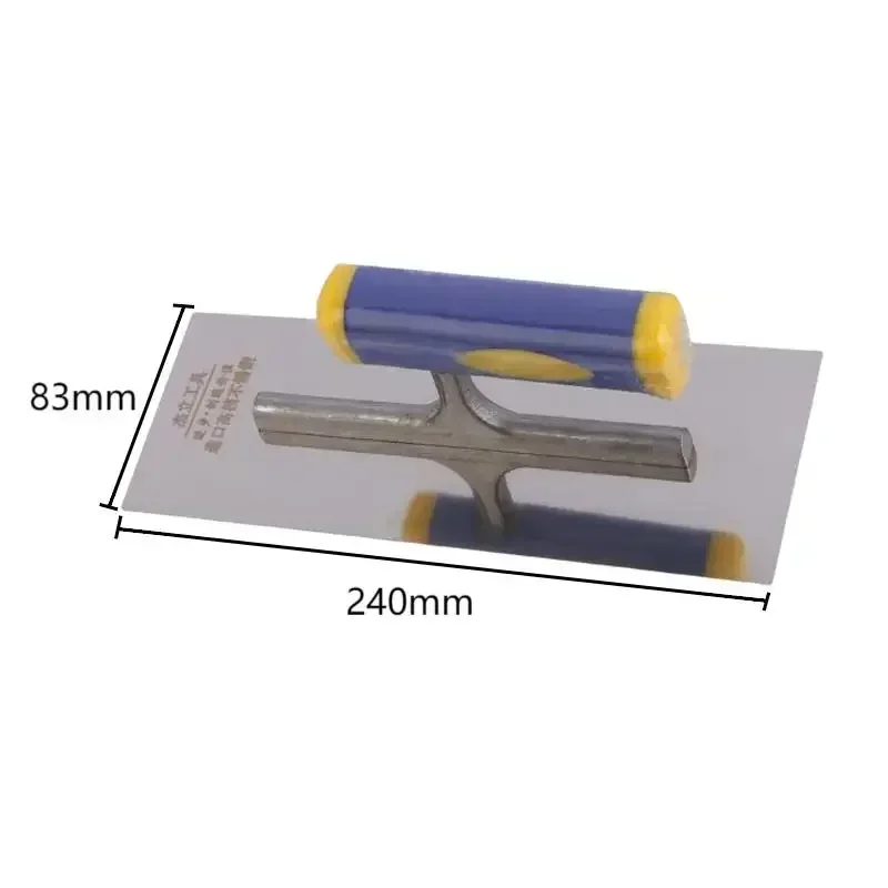 240mm Professional Plaster Trowel Plastering Skimming Trowel Tile Flooring Grout Float Tiling Construction Tools Scraping Tool