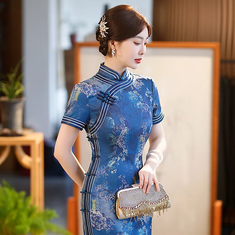 Chinese Dress Qipao for women Cheongsam performance Vestidos