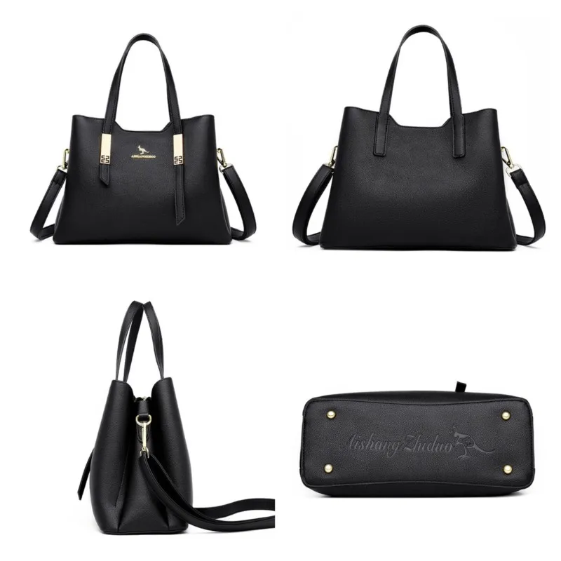 Women's New PU Leather Trend Fashion Simplicity Shoulder Bags Designer Handbag Female Crossbody Bag High Quality Top-handle Tote