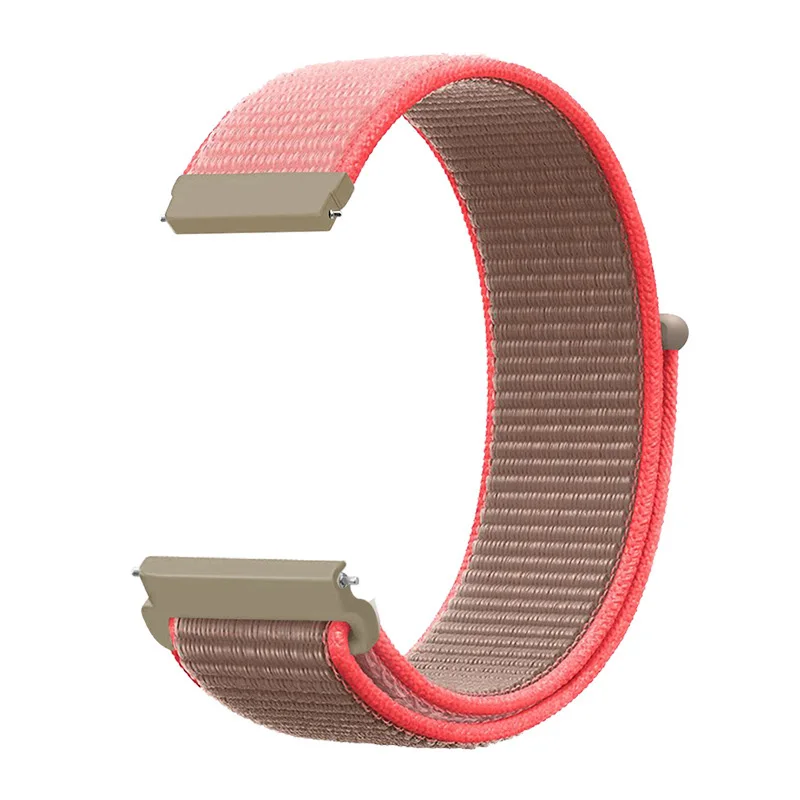 22mm 20mm Nylon Loop Strap for Samsung Galaxy Watc...