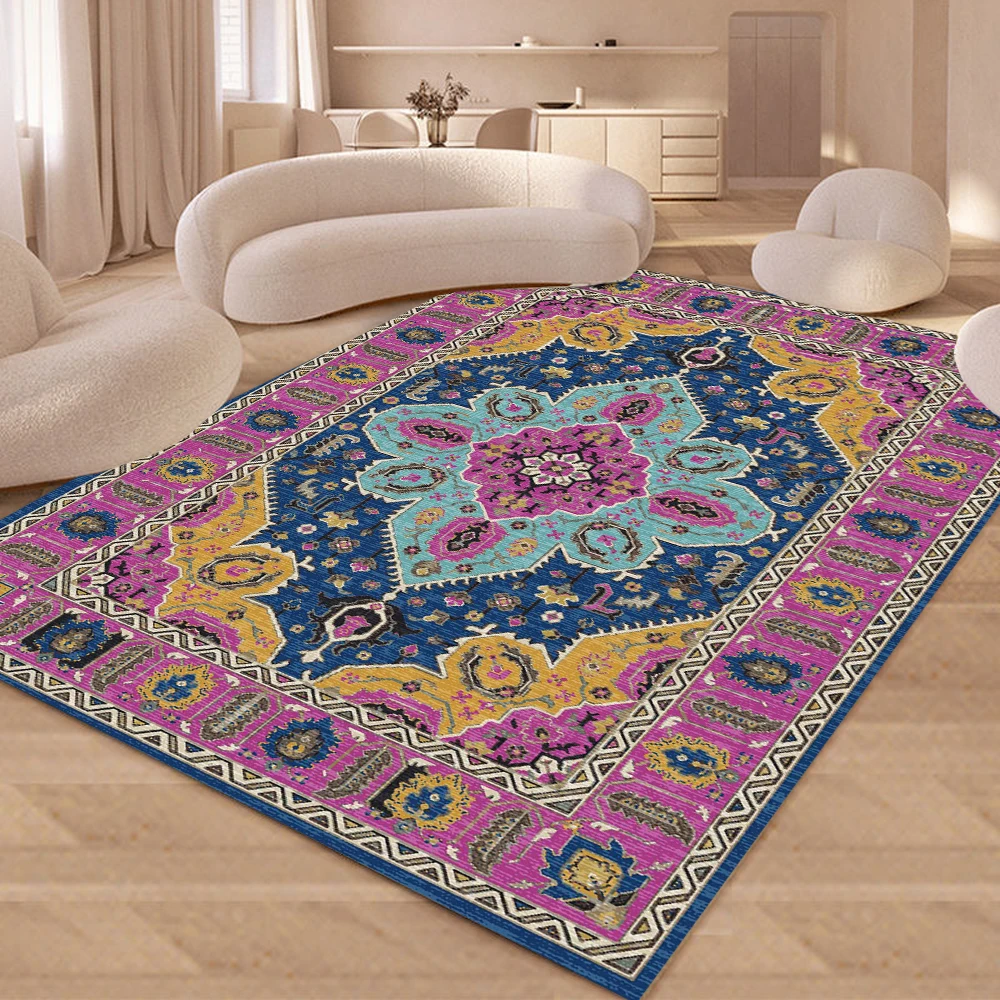 שטיחים ניתנים לכביסה לסלון חדר שינה חדר אוכל מטבח מזרנים לא מחליקים שטיחים פנימיים מכונה ניתנים לכביסה שטיח וינטאג'