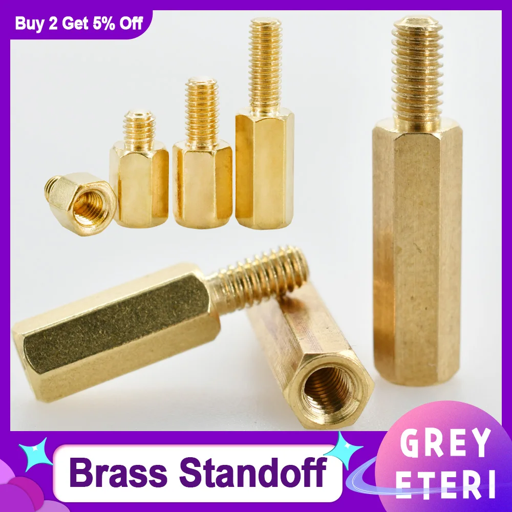 M2-M2-5-M3-M4-M5-M6-Male-Female-Hex-Brass-Motherboard-Standoff ...