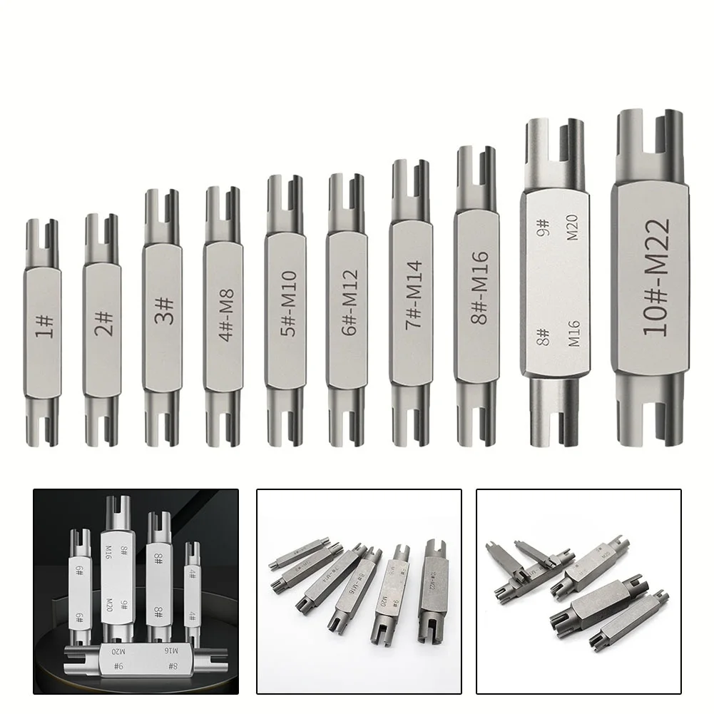 

1PC Broken Head Taps Set Hex Double Head Screw Tap Extractor For Screw Remove Tools Damaged Screw Extractor M4 -M22