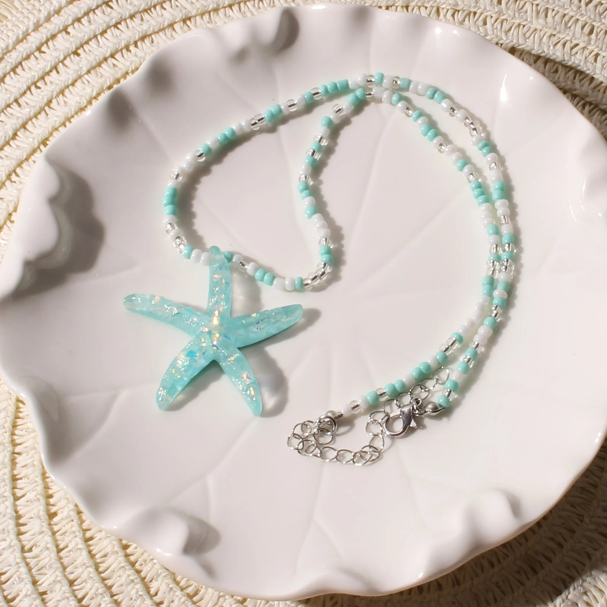 Glittering Lagoon Starfish Necklace Sfc1c381c834b4a2cabbaf598329952dcZ