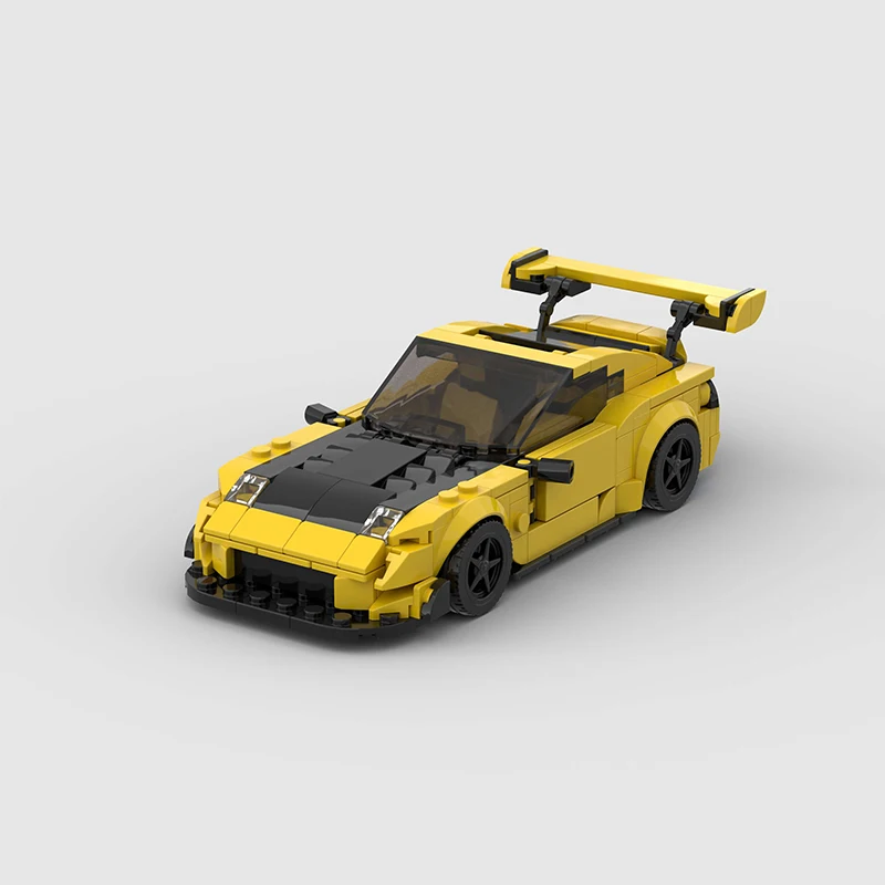 

312 шт. MOC автомобиль скоростные чемпионы супер-гонки F1 модель автомобиля строительный блок гоночный Кирпич Игрушка Рождество День Благодарения подарок город