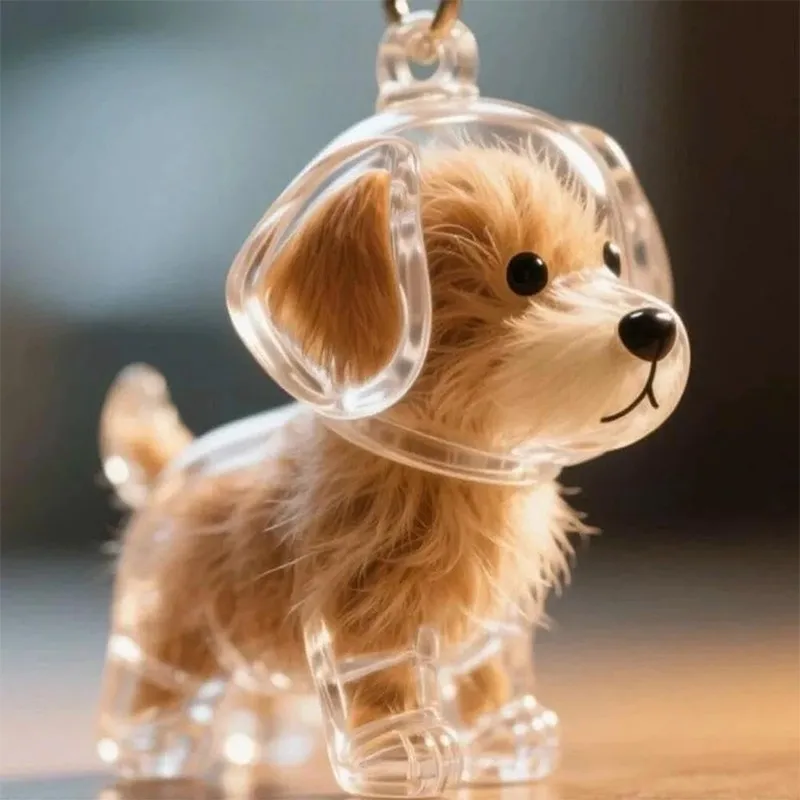 Llavero Coleccionista De Pelo Para Perros - De Cuero Artificial, Con Ventana Transparente Para Guardar Recuerdos De Tu Mascota