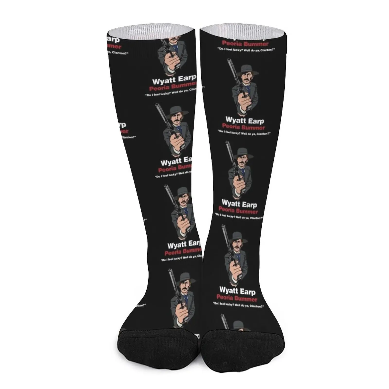 Wyatt Earp Gunfighter History Socks funny man socks compression stockings for Women Compression stockings sheer socks men women our history