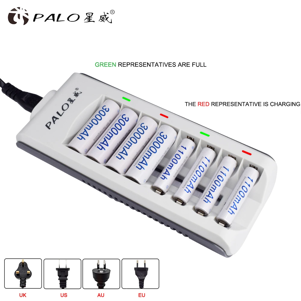 Palo-aaa Bateria Recarregável 1.2v 1100mah Ni-mh Nimh Bateria Recarregável para Lanterna Brinquedos Mouse de Controle Remoto 416 Pcs - Image 6