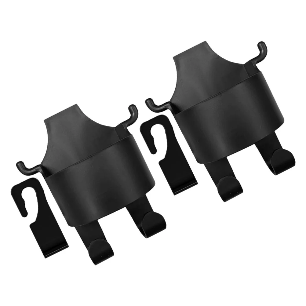 

2 Pcs Car Cup Holder Storage Shelves Backseat Headrest for Rear inside The Vehicle Abs