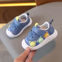 2024 New Baby Soft Sole Non-slip Mesh Breathable Fresh Cute Boys and Girls Comfortable Sport Leisure Toddler Walking Shoes 3