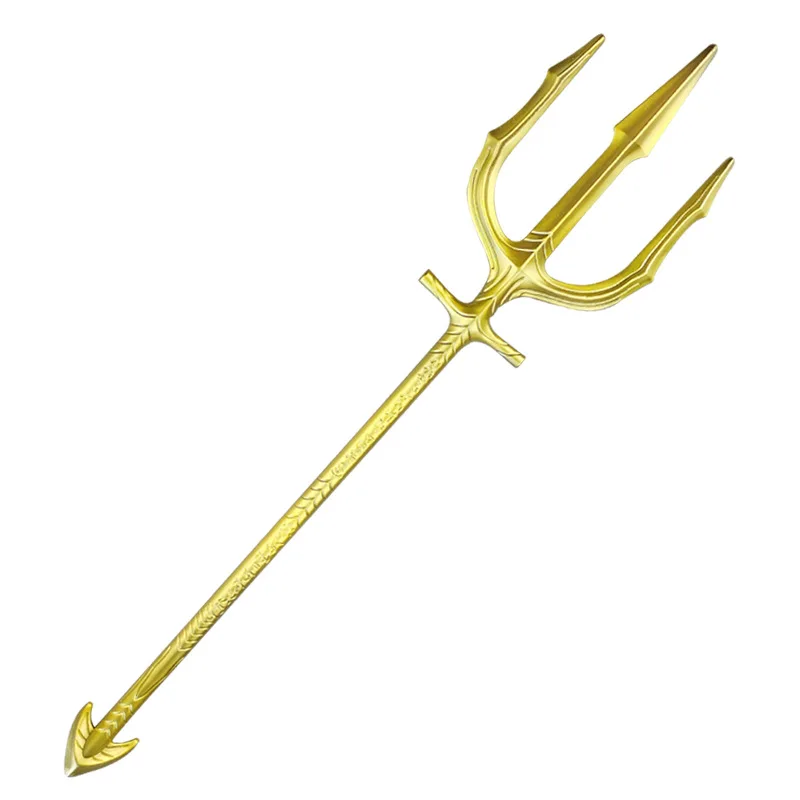 thumbnail image 1 of Figuras de acción de la Liga de la Justicia de Marvel, Aquaman, versión cinematográfica, tridente dorado, arma, accesorio de cosplay, modelo de goma, juguetes para niños, regalos, 1 of 5