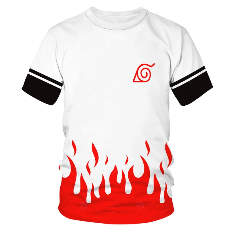 

2023 New Summer Bandia 3D Printed Men's and Women's T-shirts Japanese Anime Boys and Girls Oversized Shirt Short Sleeve Clothes