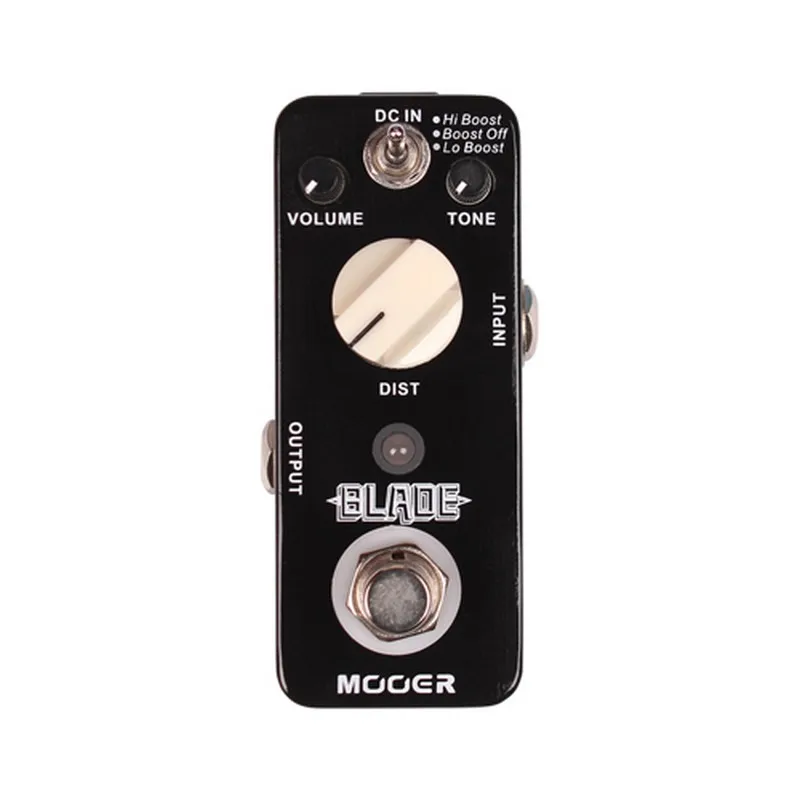 

MOOER Blade Guitar Effect Pedal Metal Distortion Pedal 3 Modes Hi/Lo/Off Boost True Bypass Electric Guitar Parts & Accessories