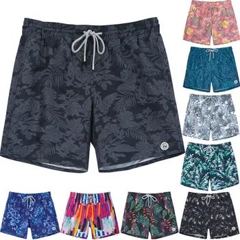 SURFCUZ Pantaloncini da bagno da uomo Pantaloncini da surf da spiaggia ad asciugatura rapida con fodera in rete e tasche Costume da bagno estivo da surf Costumi da bagno per uomo