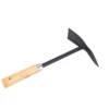 Wooden Handle Metal Hand Garden Tool Digging Hoe,black 2