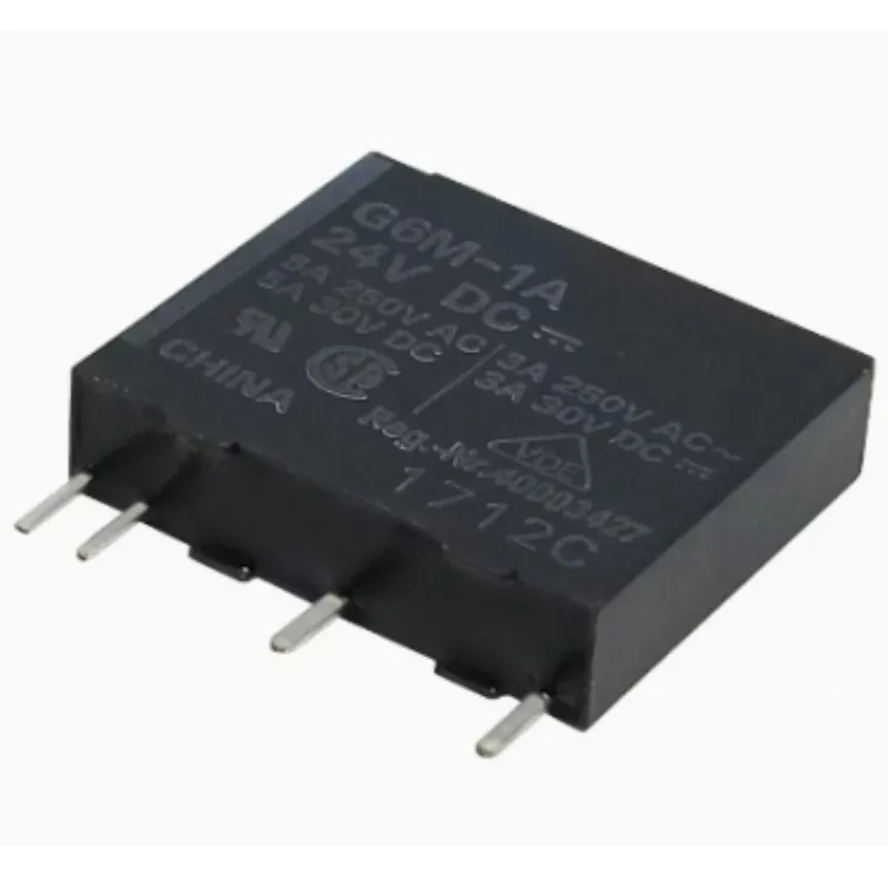 

Free shiping wholesale 10pcs/lot relay G6M-1A-24VDC