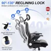 Ergonomic Office Chair,Upgrade Big and Tall Office Chair for Heavy People 700lbs,Mesh High Back Desk Chair with 5