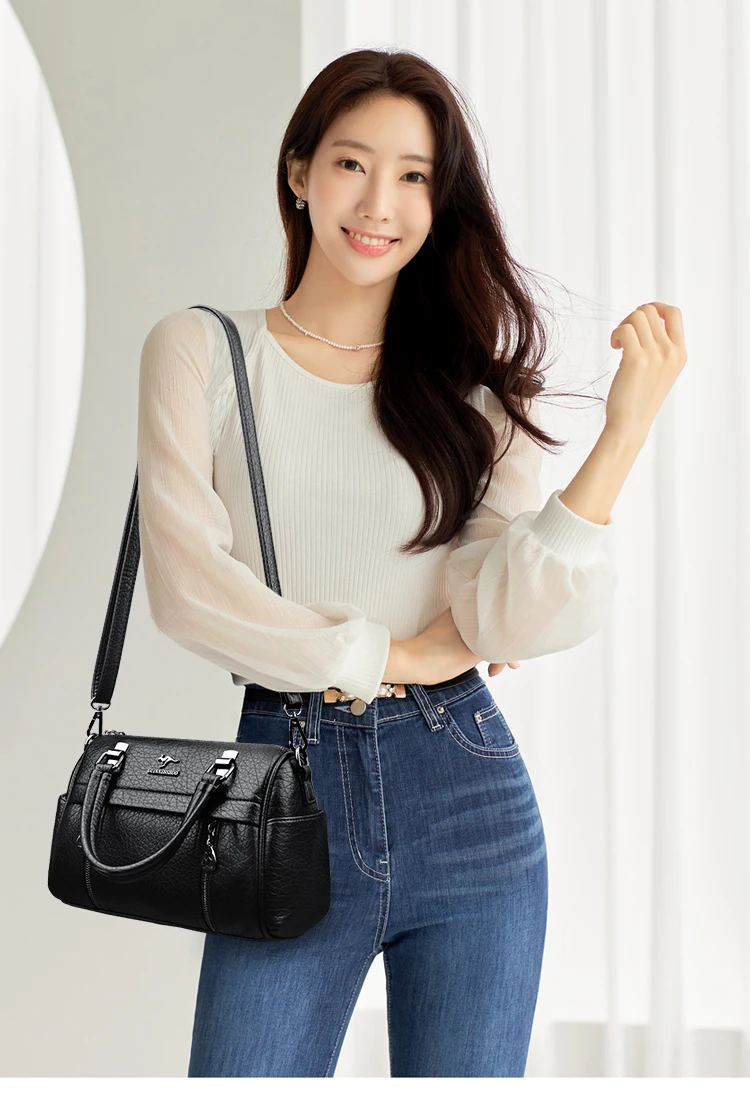 Borsa in vera pelle donna borsa a spalla tote e tracolla chic_voghion.com