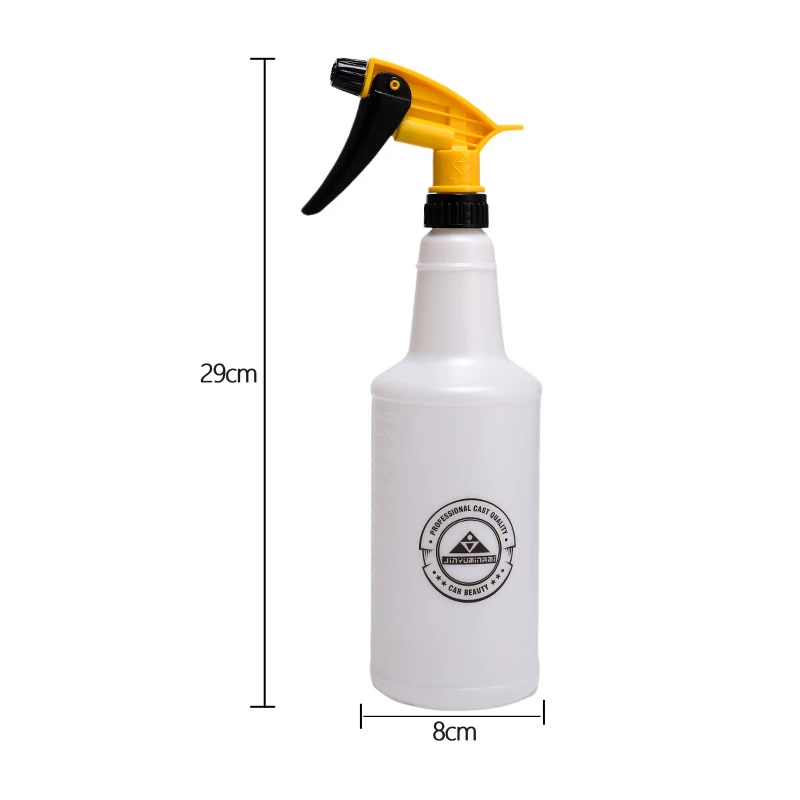 750ML Fl Oz Empty Reusable Plastic Spray Bottles for Cleaning Solutions Water Auto Detailing or Bathroom and Kitchen 5