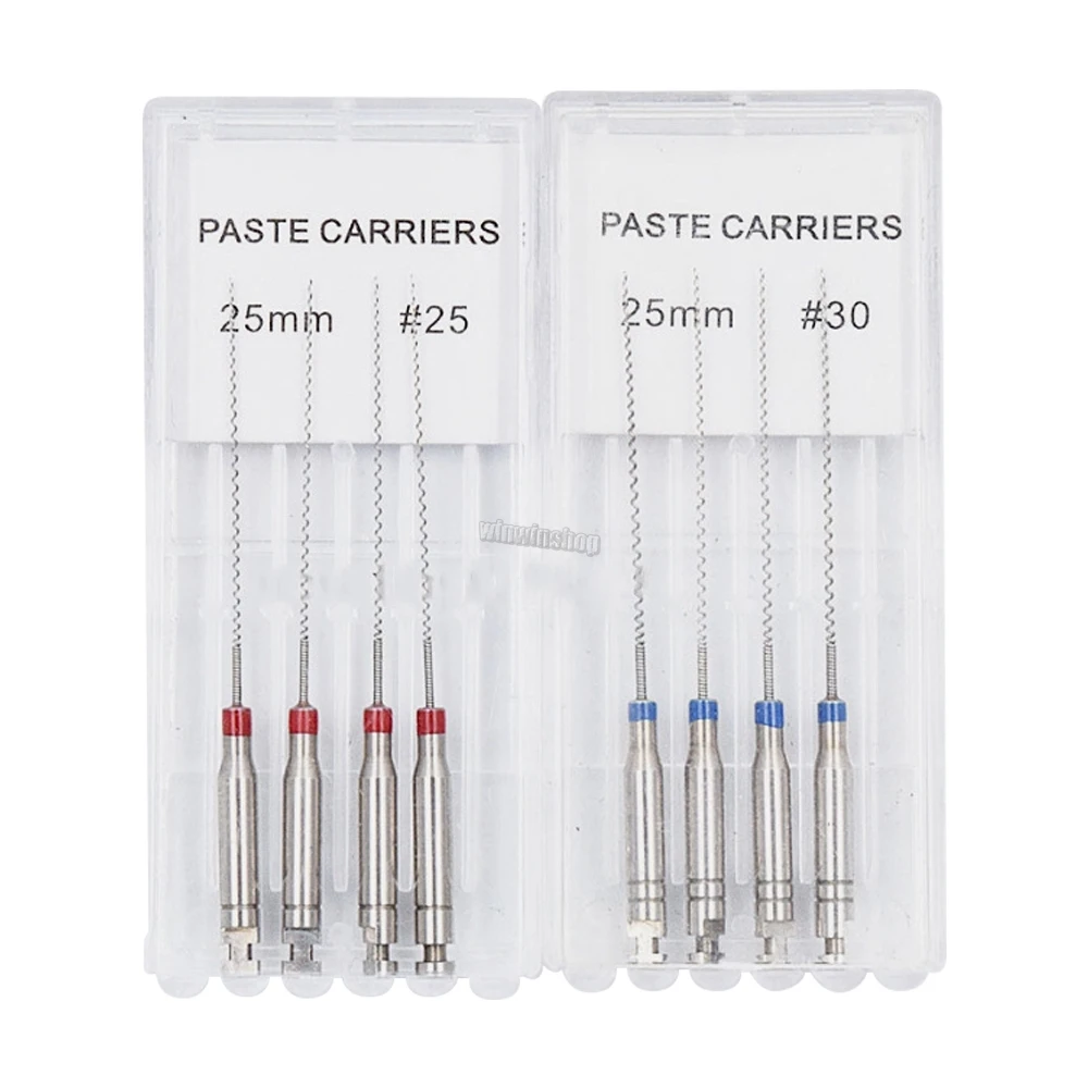 

4PCS/Box Dental Rotary Paste Carriers Spiral Filler Assorted Engine Filling Paste Drill For Dentistry Tools/Dentist Materials