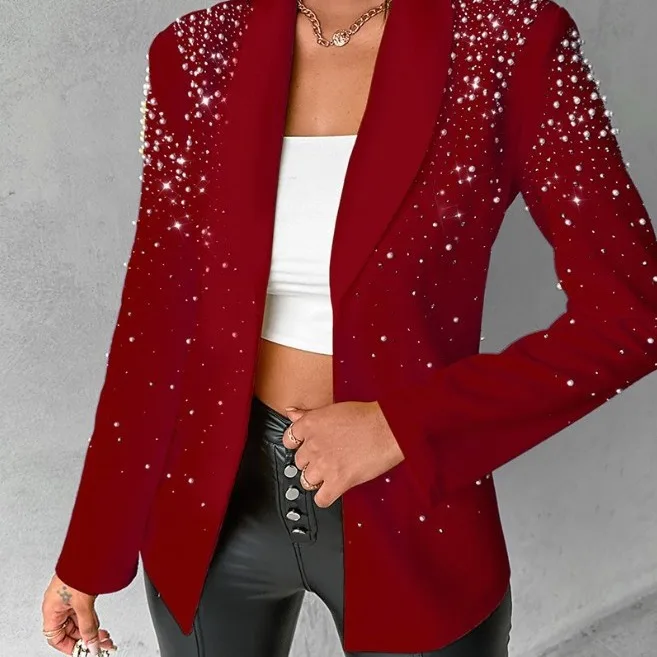 Blazers for Women Women Clothing Streetwear Autumn 2023 New Fashion Versatile Casual Long Sleeves Y2k Small Suit Female's Wear - 4