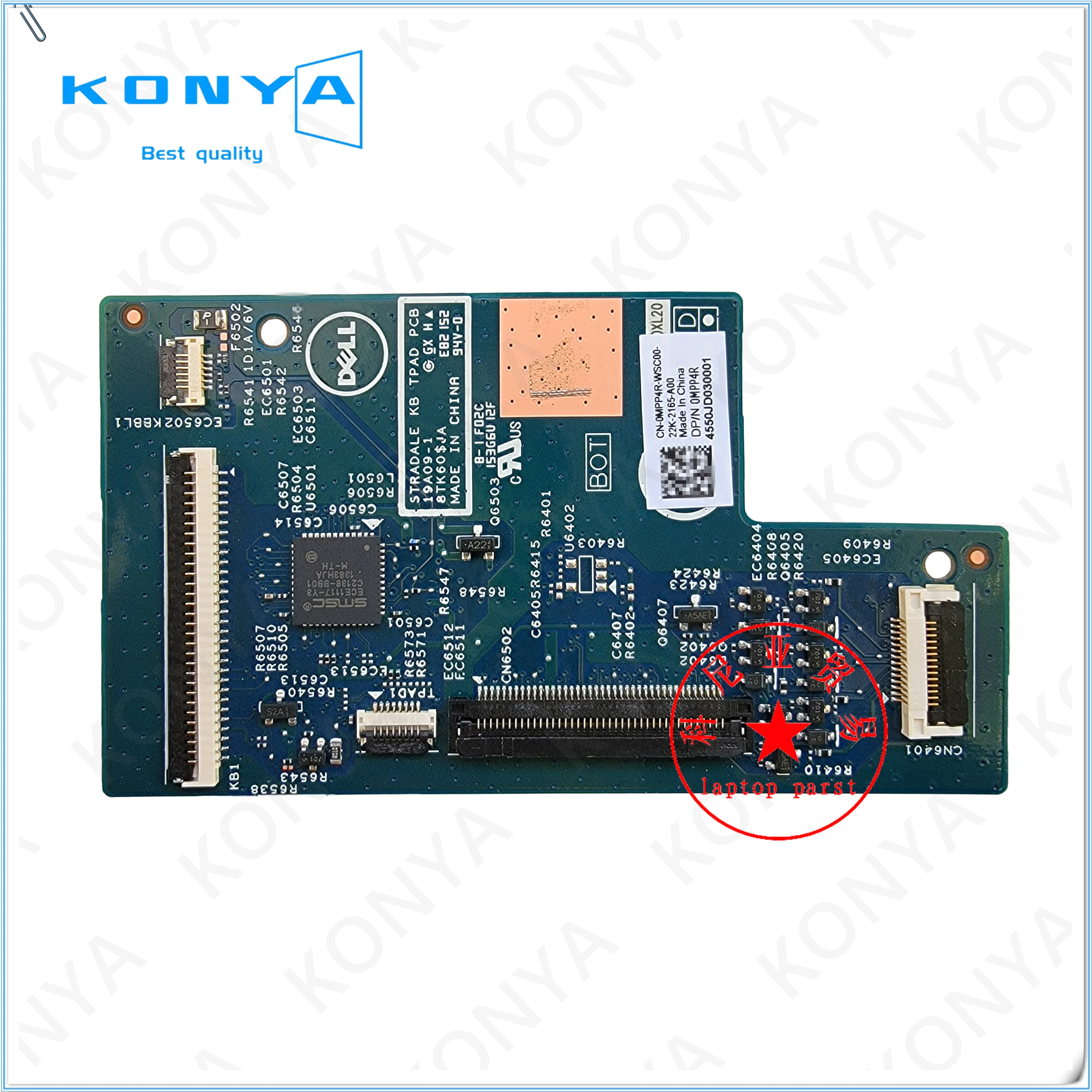 

Новинка, оригинал, для Dell XPS 17 9700 9710 Precision 5750 5760 Series, клавиатура ноутбука, соединительная плата MPP4R 455.0JD03.0001