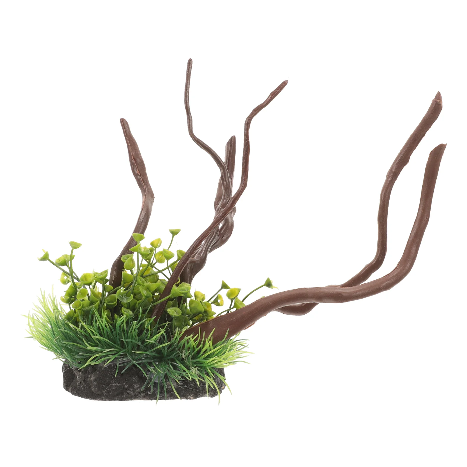 

Simulated Aquatic Plants Ornaments Fake Fish Tank Tree Twig Aquarium Decoration Artificial For Green Large Accessories