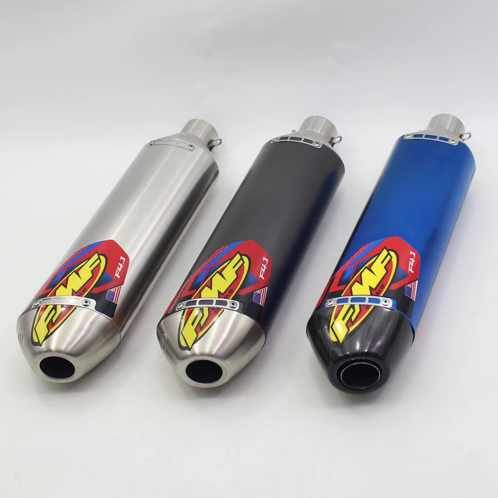 Inlet 51mm Motorcycle Fmf Exhaust Pipe Muffler Motocross Escape Moto