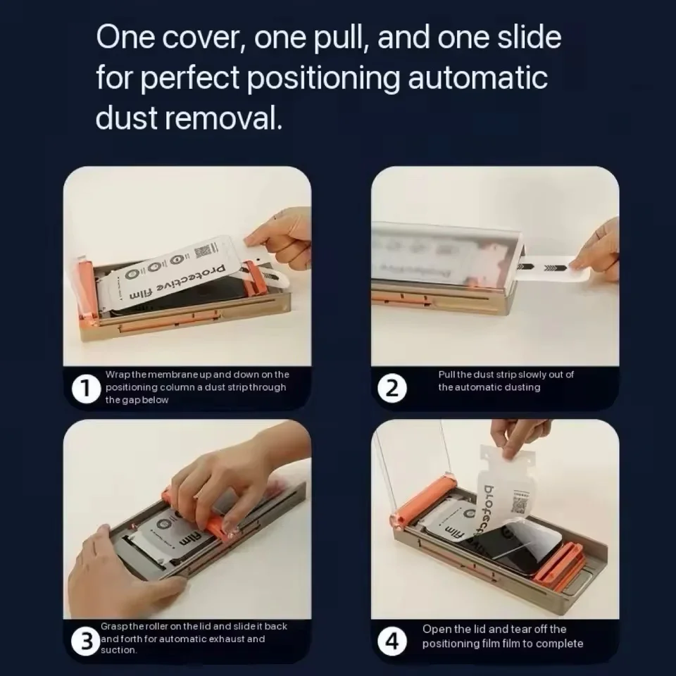 for 17PM 17P Tempered Glass Auto Installation Hardness Cover Film AR Anti-Reflective Screen Protector for iPhone 17 Air Pro Max