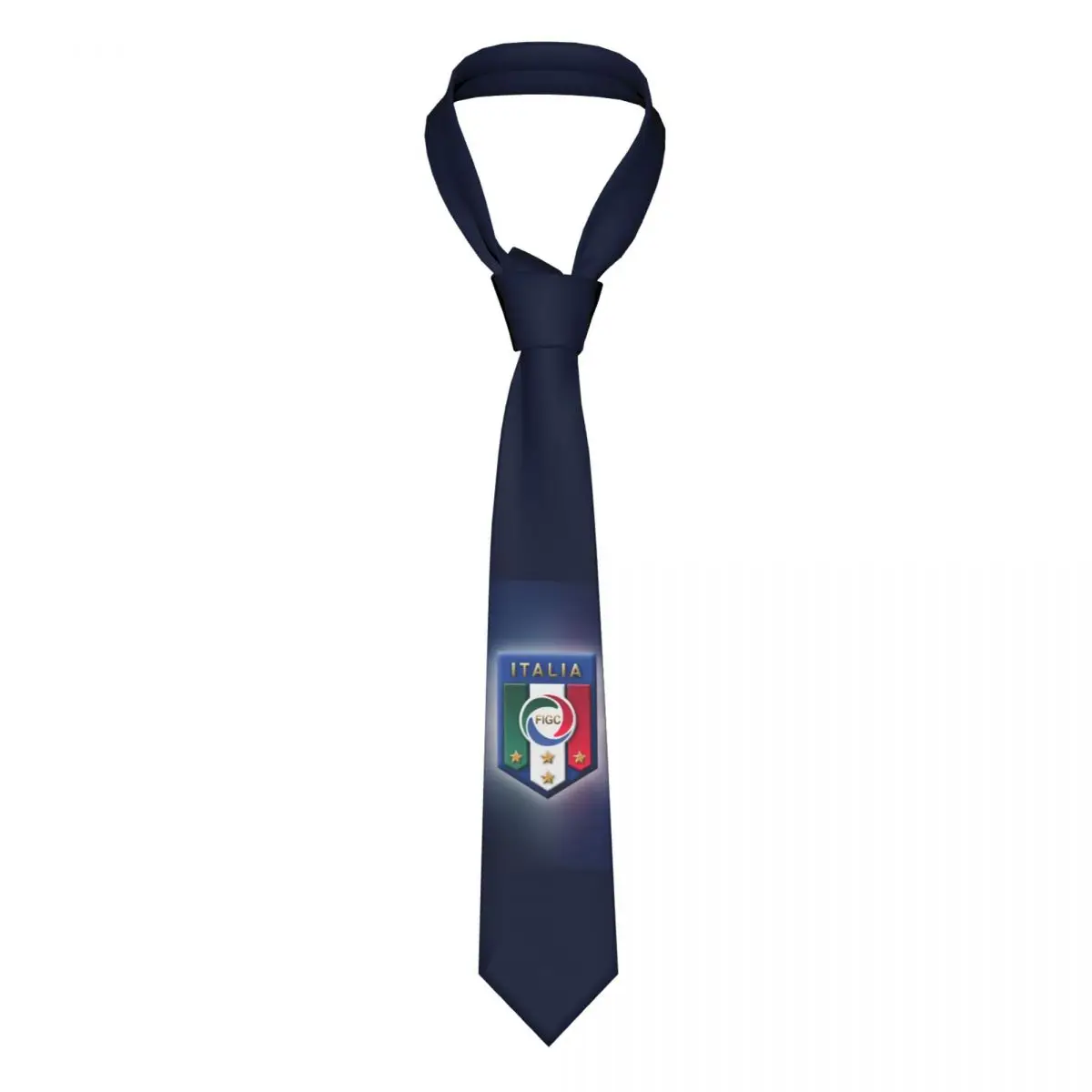 

Fashion Italia Figc Neck Ties for Office Custom Men Italyan Soccer Football Gift Necktie