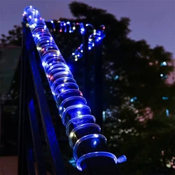 Waterproof Solar Rope Lights - Outdoor LED String Lights with 8 Lighting Modes - 7m 50led (Colorful)
