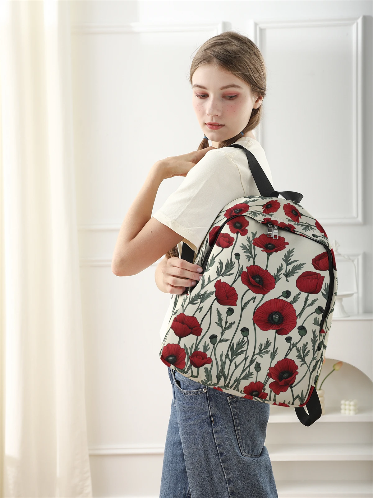 New men's and women's large capacity university backpacks, fashionable women's laptops, backpacks, cute girls' travel bags