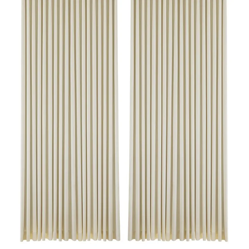 Thickened Cotton Linen Blackout Curtains for Bedroom Dining Luxury Modern Customized Thermal Insulation Window Tulle 4