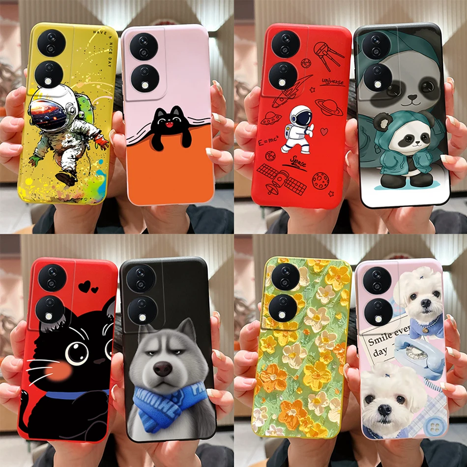 Cute Astronaut Cartoon Soft TPU Phone Case Cover