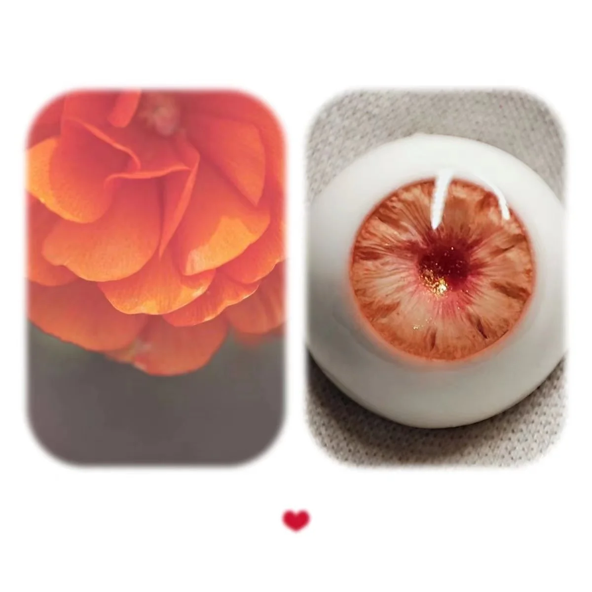 Occhi Per Bambole Bjd Da 16Mm "Kumquat" Occhi In Gesso 1/4 Occhi Giocattolo 1 Paio