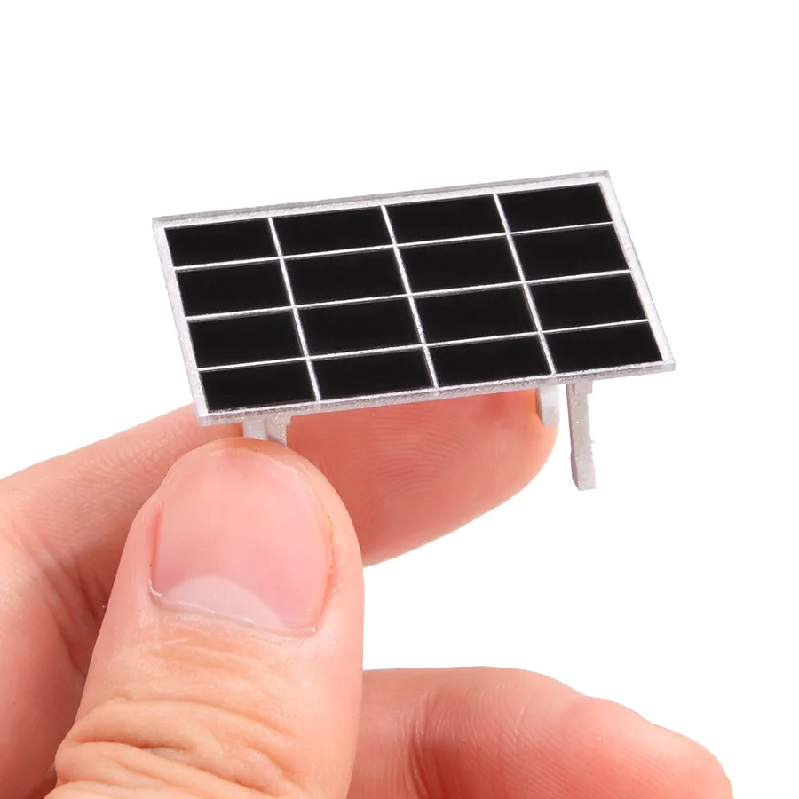 Miniature Solar Panel DIY Kit for Building House Roof Diorama