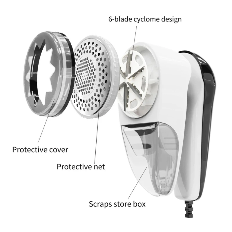 Portable Handhold Household Electric Clothes Lint Remover for Sweaters Curtains Carpets Clothing Remove Pellets Machine 4
