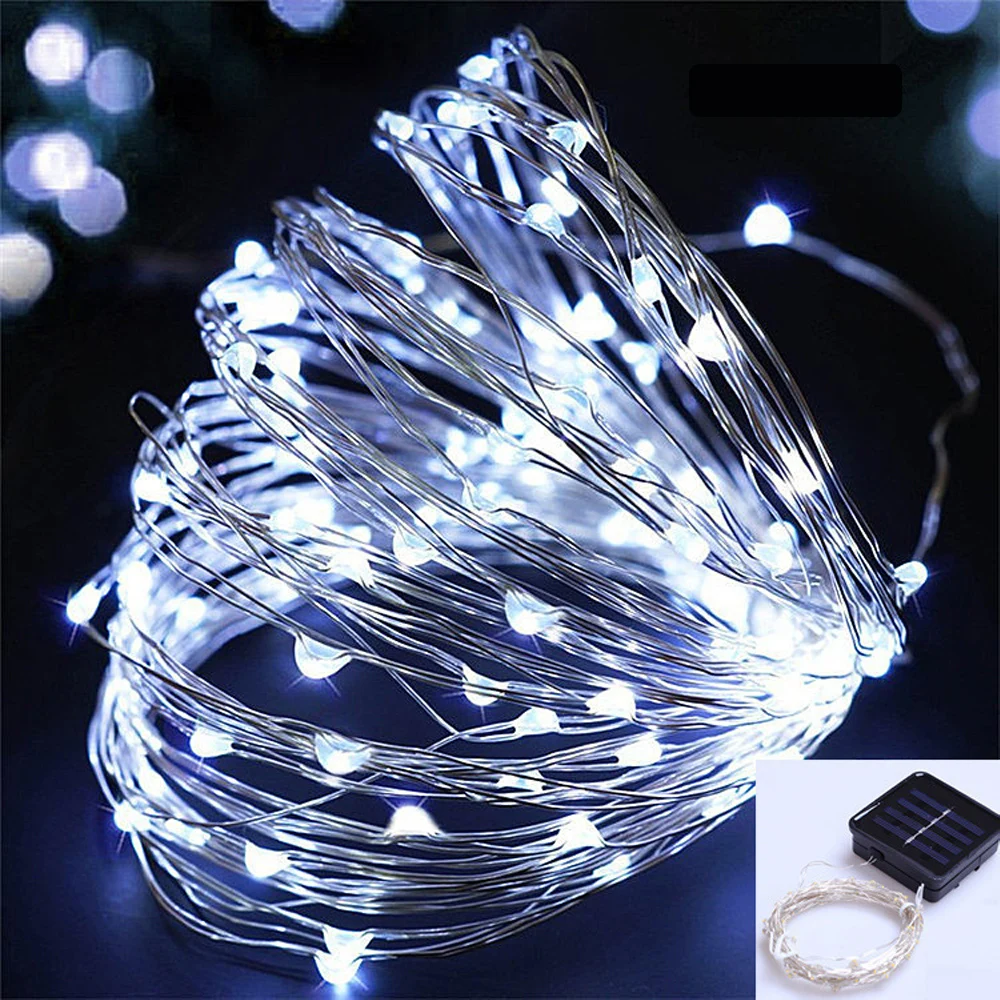 

7M/12M/22M Solar Led Fairy Light Outdoor Festoon Led Waterproof Garland String Lights Christmas Party Garden Solar Lamp Decor