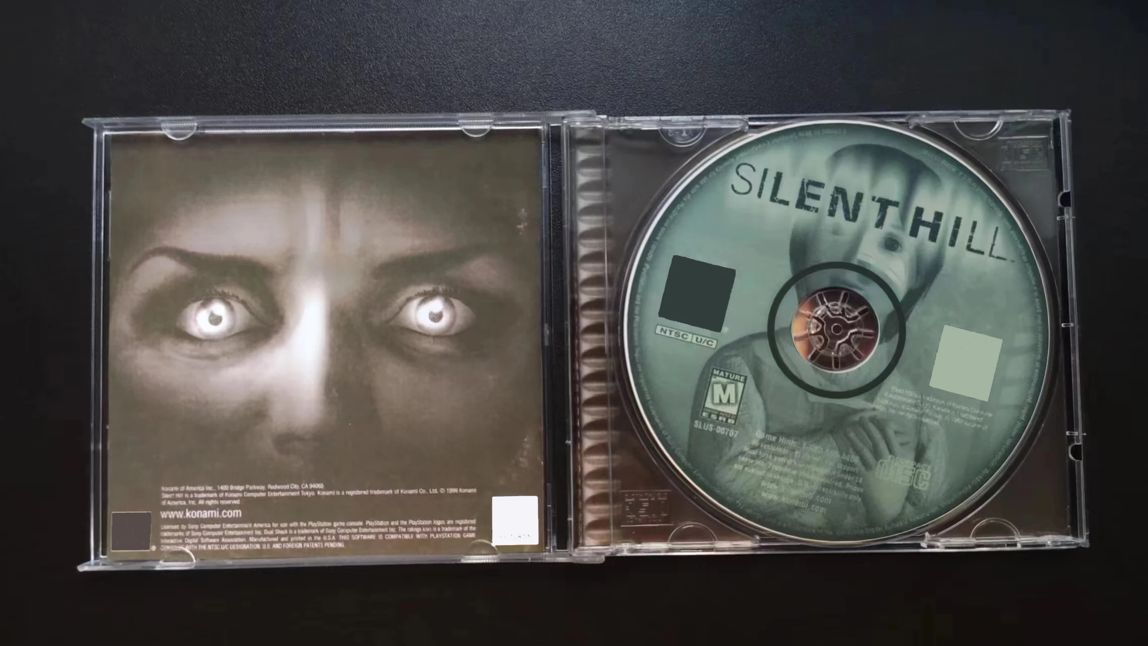 Disk Silent Hill Ps One PS1 SilentHill With Manual Copy Disc Game