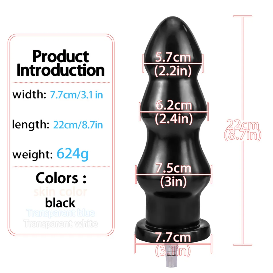 ROUGH BEAST Anal Plugs Collection Anal Expanders Oversized Masturbators Fisting Adult Products Quick Plug Connector Sex Toys