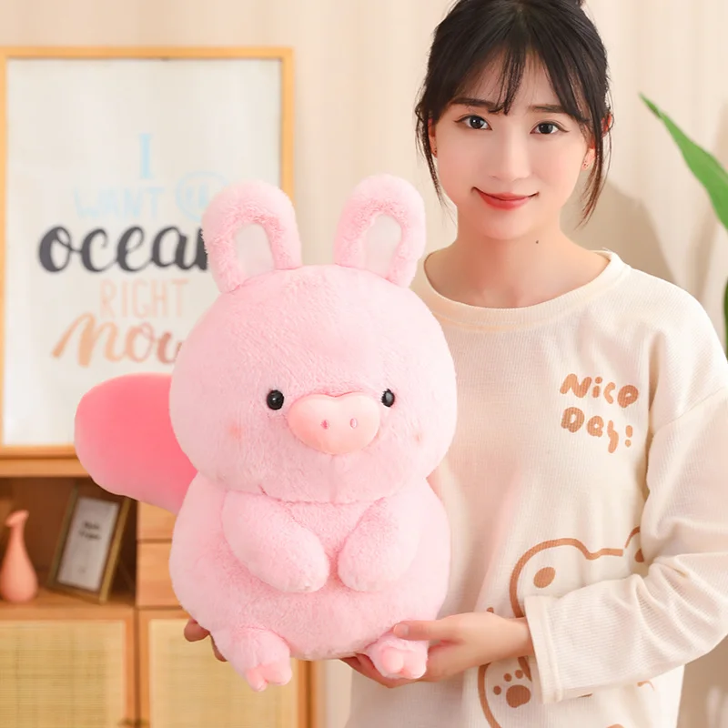 Kawaii Therapy Bunny Pig Plush XL - Limited Edition