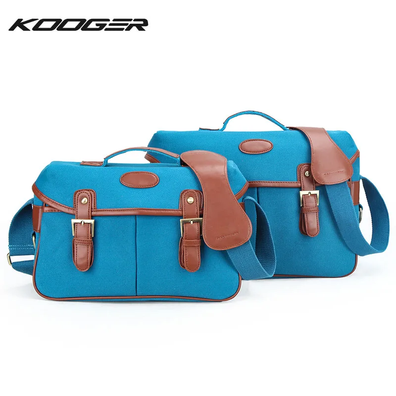 

KOOGER Women Camera Bag Fashion Digital SLR DSLR Canvas Messenger Bag Crossbody Bags for Sony Nikon Canon DSLR Camera