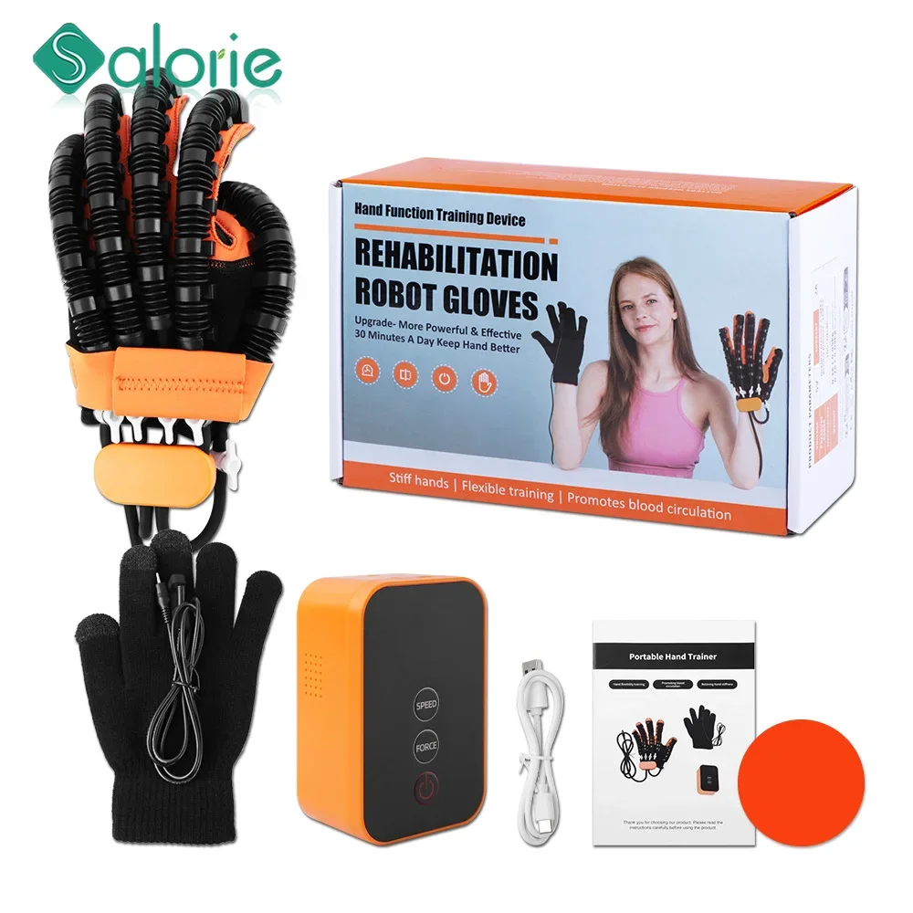 Rechargeable Hand Rehabilitation Robot Glove Rehabilitation Exercise Device Stroke Hemiplegia Finger Grip Trainer Exerciser 1